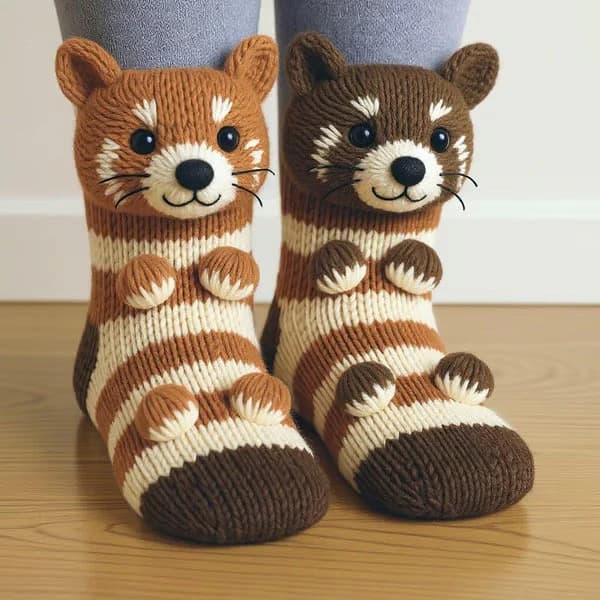 peugas.shop socks β Oliver the Owl design